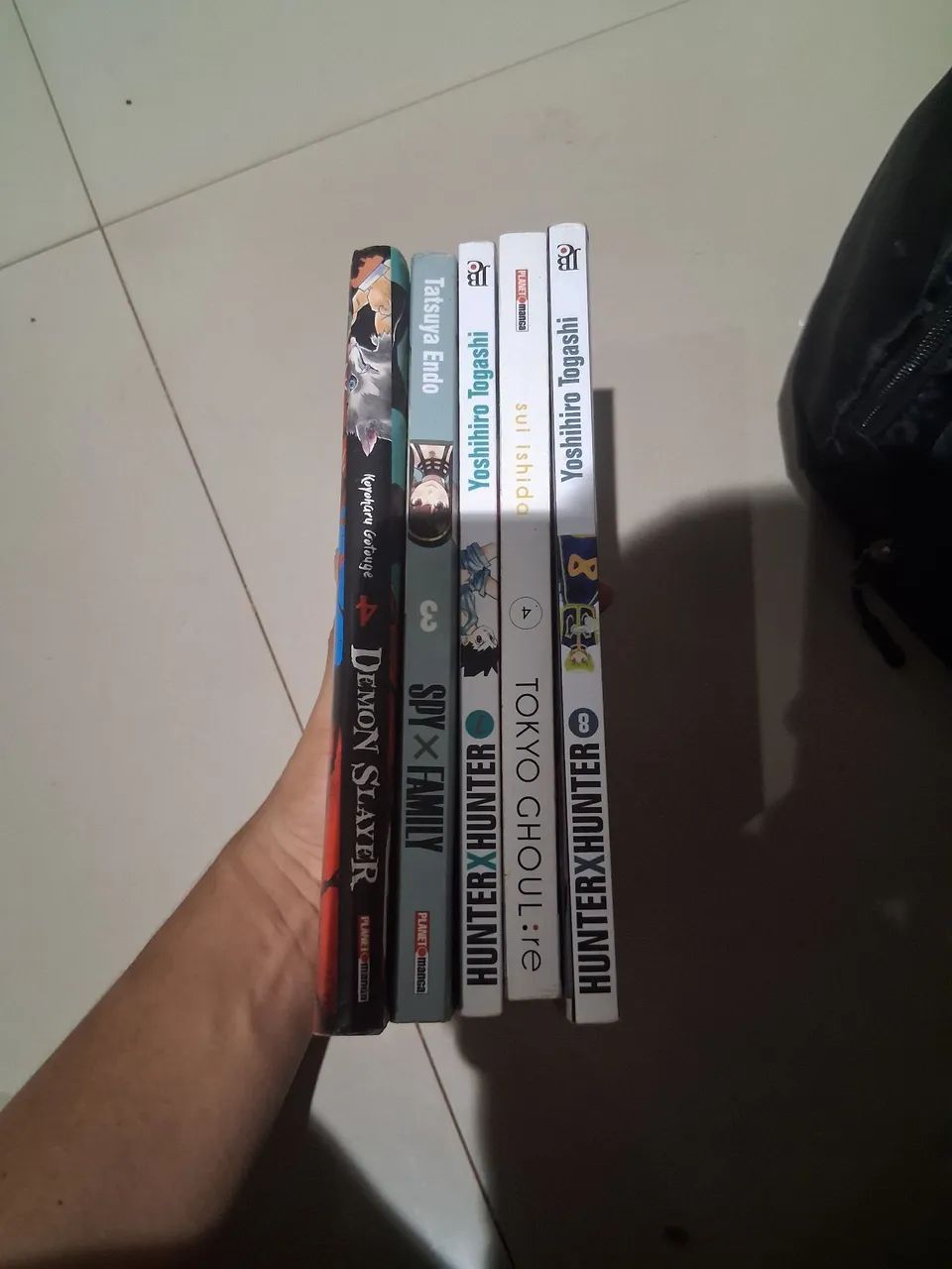 kit 5 mangás