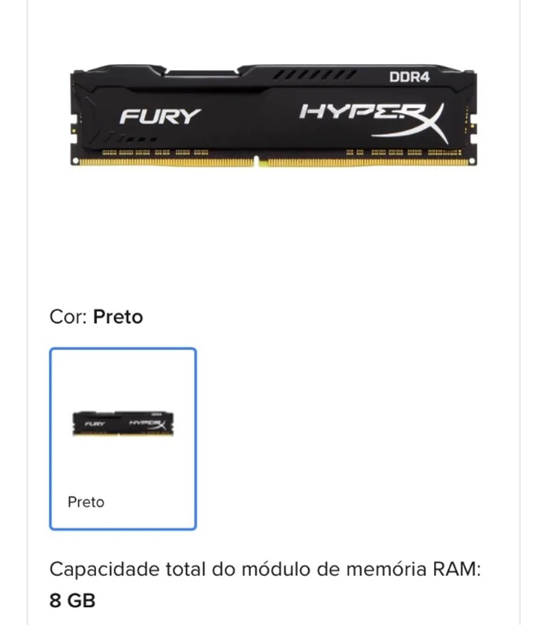 Memória RAM DDR 4 2X8Gb - Foto 2
