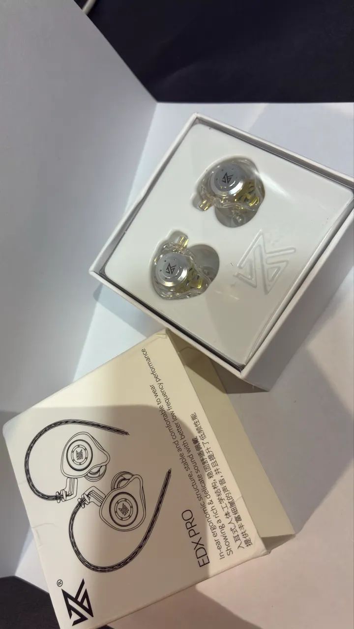 FONE KZ EDX PRO - BRANCO/SEM MIC  - Foto 3