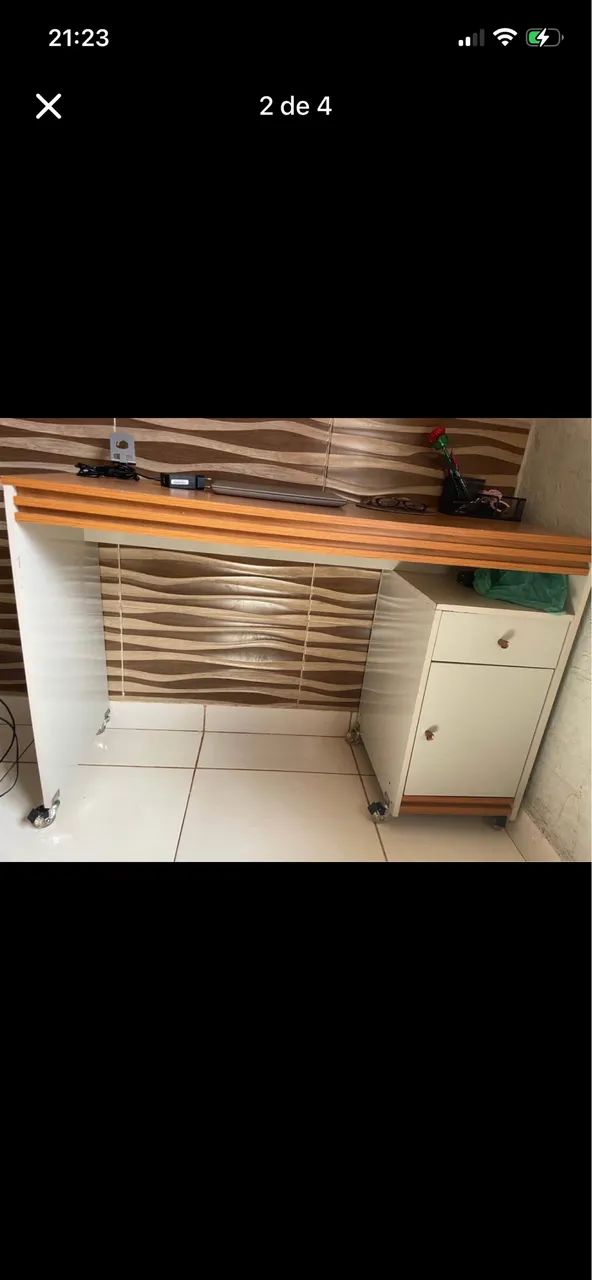 Escrivaninha / mesa de escritório 450,00 - Foto 3