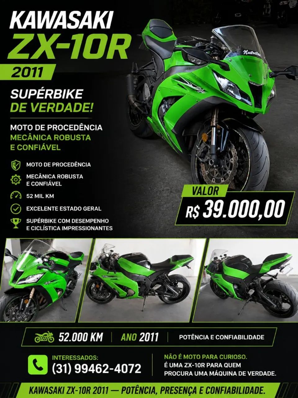 naoちん Ninja Zx-10/ Zx-10r 1000cc 2011 - 1527148962 | OLX