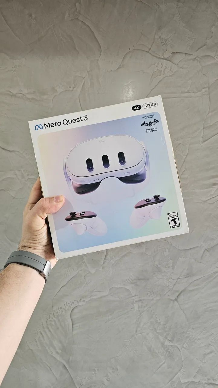 Meta Quest 3 512gb novíssimo.