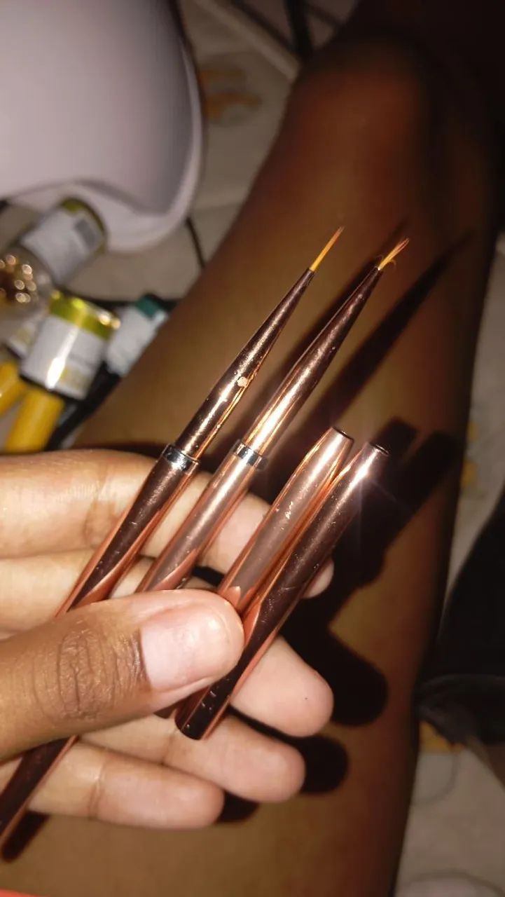 Pincéis para arte nas unhas - Foto 2