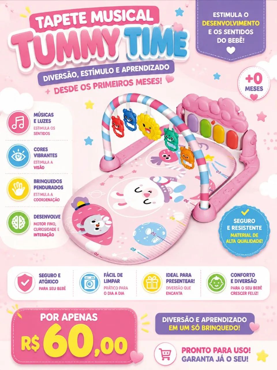 Tapete Tummy Time