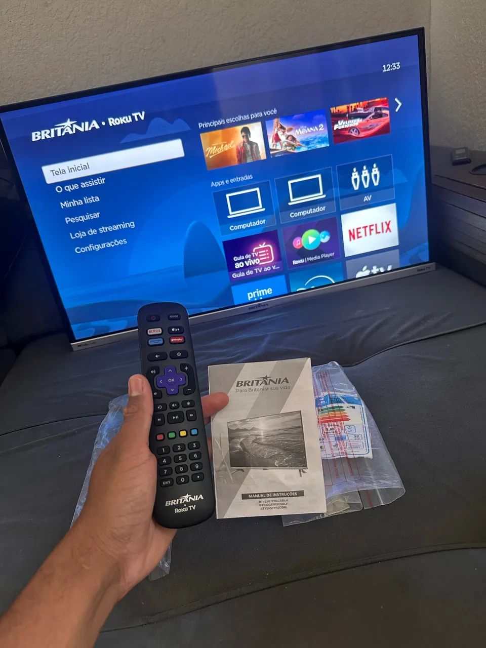 Tv 32? smart Roku  - Foto 4