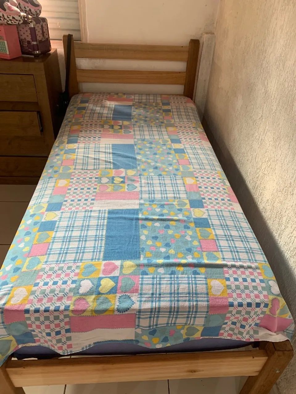 Cama solteiro madeira - Foto 2