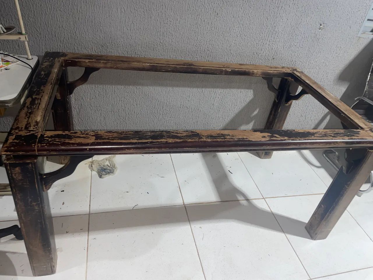 Mesa de madeira SEM VIDRO - Foto 3