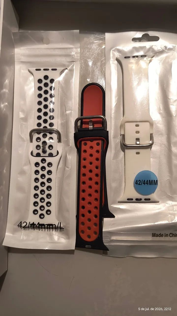 W66 Smartwatch 42/44 mm- acessórios - Foto 2