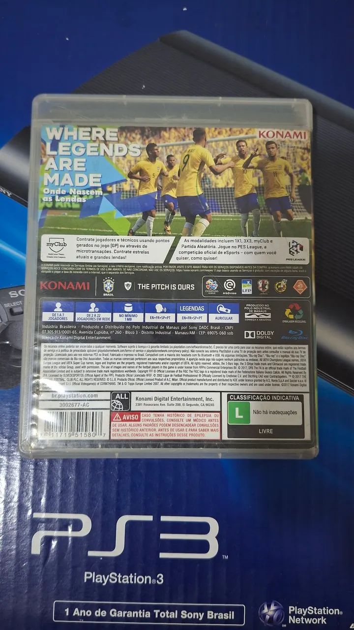 PES 2018 PS3 - Foto 2