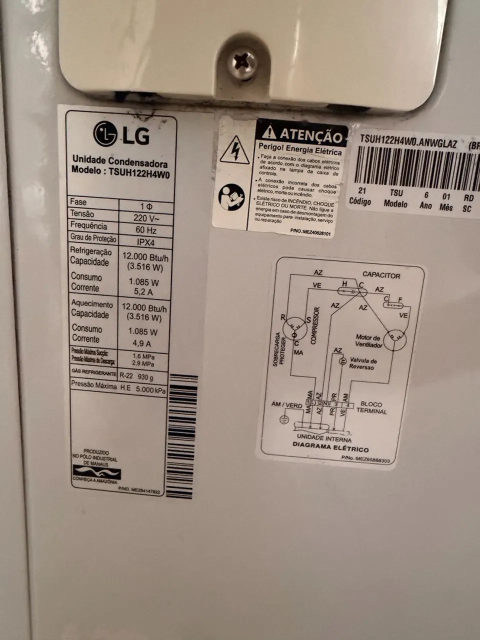Ar condicionado split LG 12.000 Btu - Foto 2