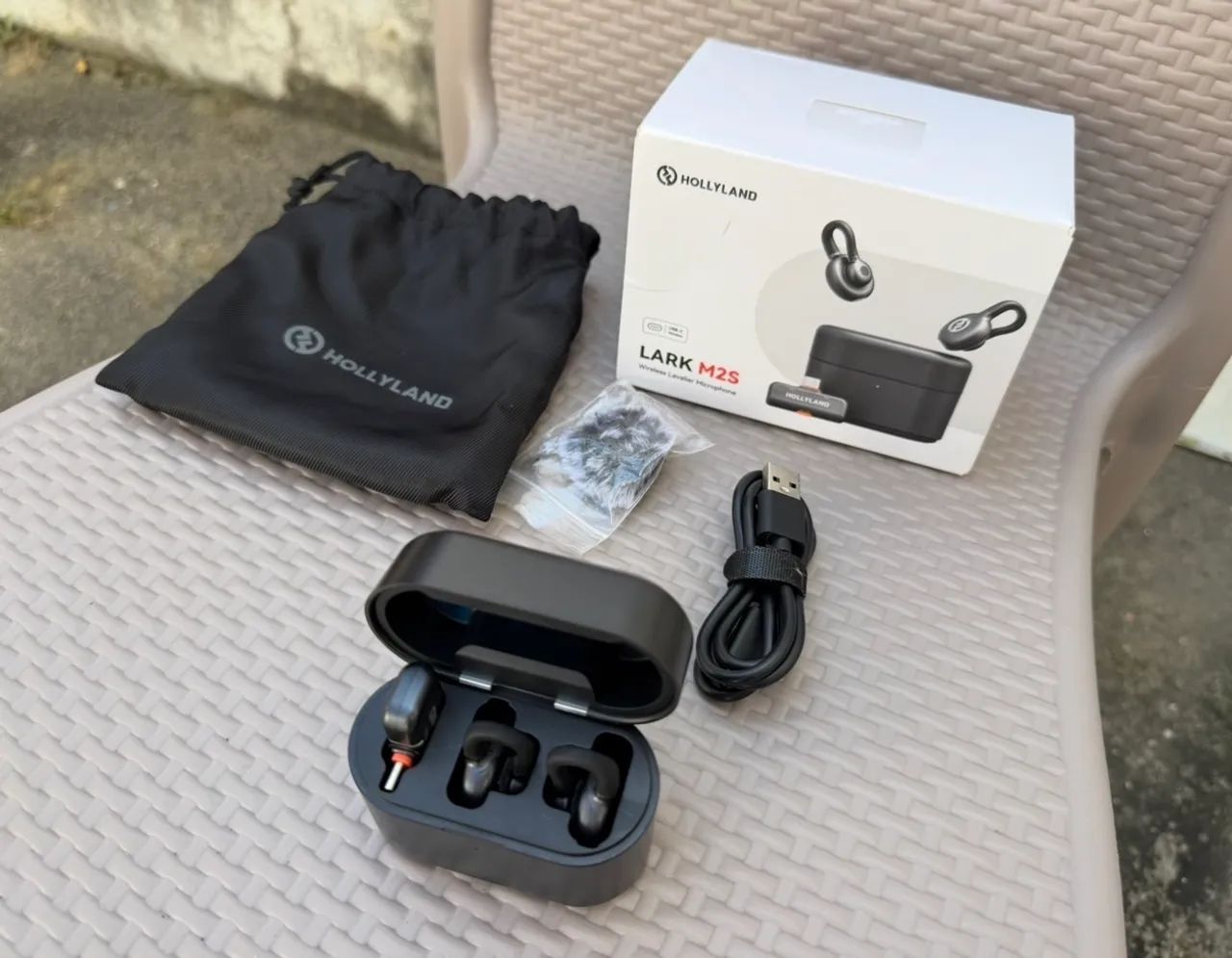 MICROFONE HOLLYLAND LARK M2S Wireless Lavalier Microphone