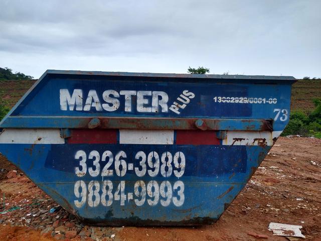 Disk entulho caçamba coleta