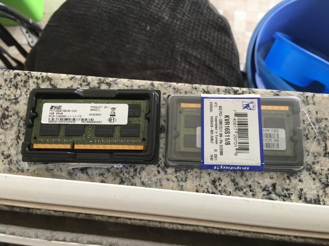 Memória Ram - DDR3 8GB (Dois Pentes de 4Gb)