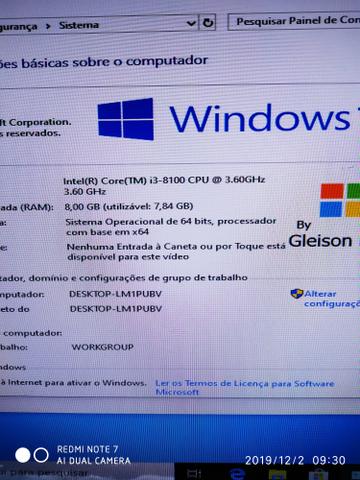 Cpu gamer i3 8100 8 geração 8gb ssd leia - Foto 6