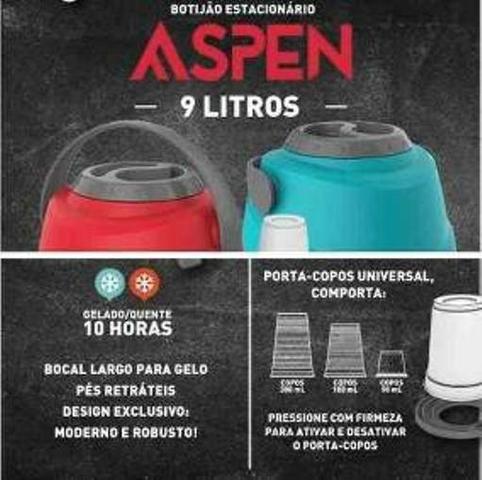 Garrafa Estacionário Aspen 9 e 12 Litros - Foto 3
