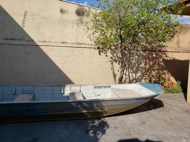 Barco com motor de popa Yamaha 15 - Foto 6