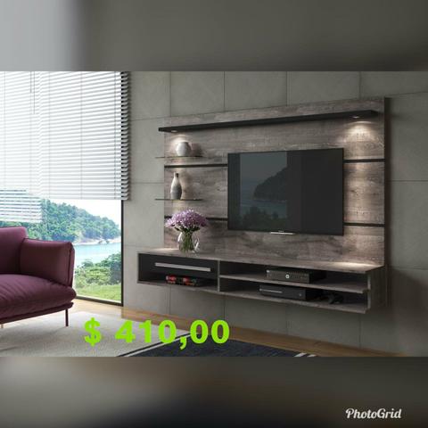 Painel veneza com tv até 55p (leds e suporte grátis) - Foto 2