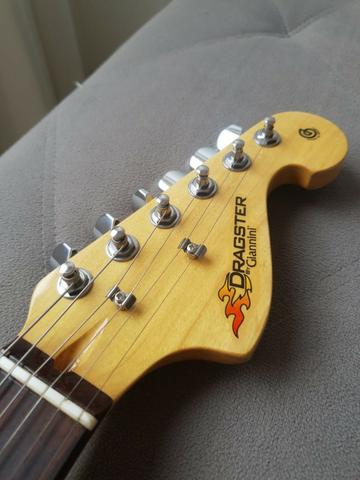 Guitarra Giannini GG06 Dragster - Rosa/Pink - Foto 3