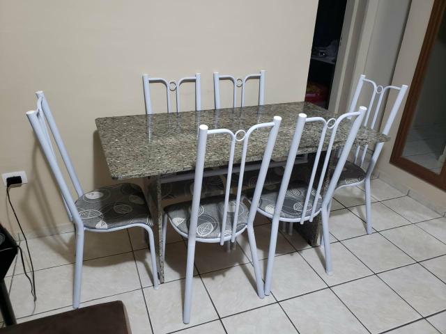 Mesa 6 lugares seminova