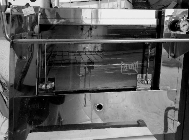 Forno inox a gás