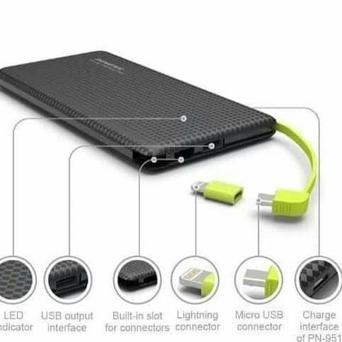 Carregador portátil power bank original pineng 10.000 MAH - Foto 2