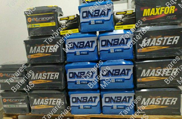 Promoção de baterias. A BASE DE TROCA