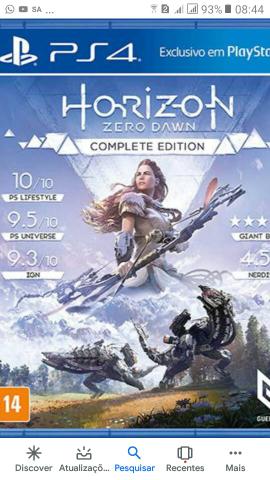 Horizon Zero ps4