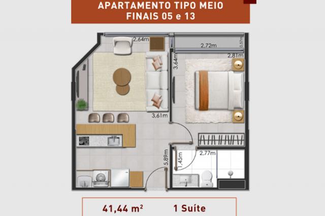 Prático e moderno - Apartamento 1 Quarto - LIV - Foto 13