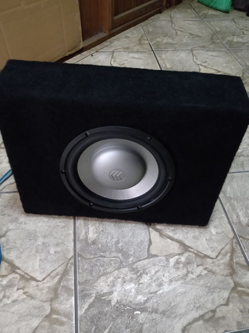 Caixa slim sub bravox bobina dupla 10 polegadas - Foto 3