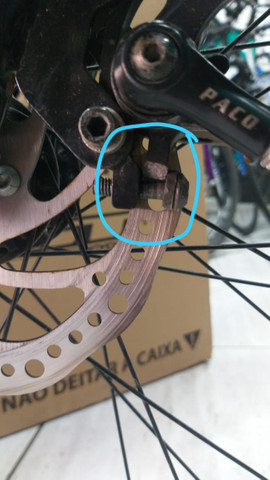 Freio de Bicicleta traseiro Paco - Foto 3