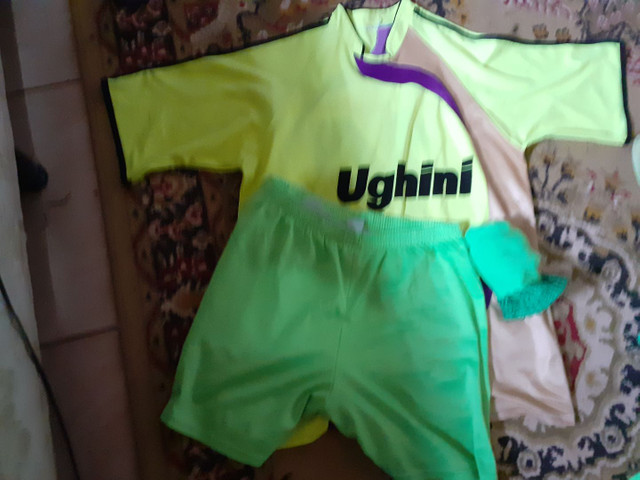 Fardamento para futebol de salão.