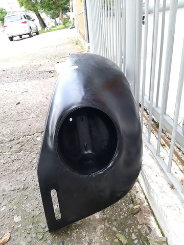 Paralamas olho de boi antigo, um fibra fusca - Foto 5