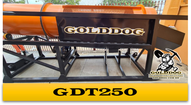 Planta de lavagem para Ouro GDT250 25tn hr Tromel GoldDog - Foto 2