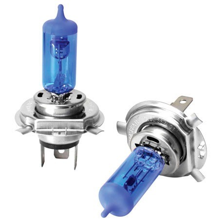 Par Lâmpada H4 Super Branca Shocklight 8500k 12v 60/55w - Foto 2