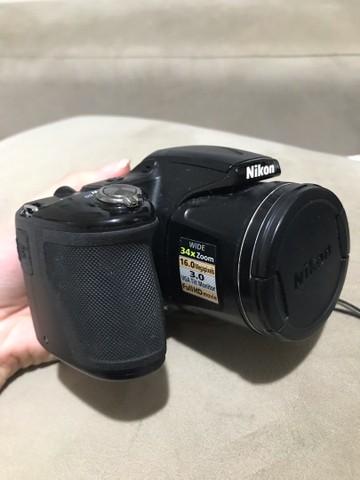 Câmera semi profissional nikon coolpix l830