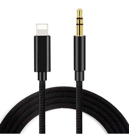 Cabo P2 Auxiliar Áudio Para iPhone Lightning 7 8 X 11 3.5mm
