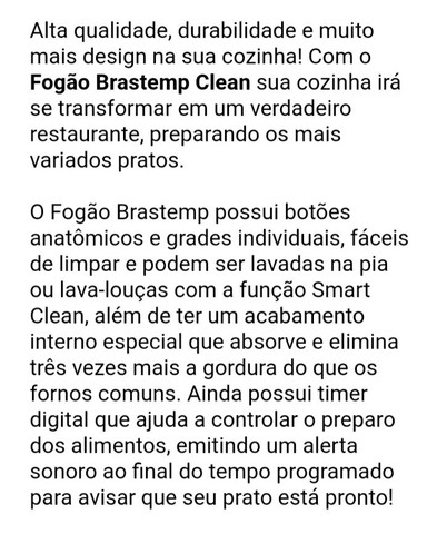 Fogão  Brastemp  inox - Foto 4