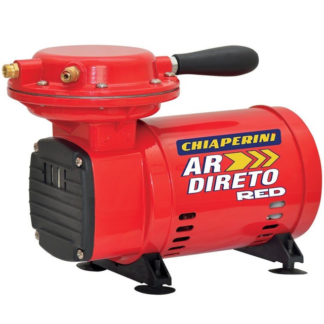 Compressor de Ar Direto Red 2,3 Pés 40PSI Mono Bivolt com Pistola e Mangueira - CHIAPERINI - Foto 3