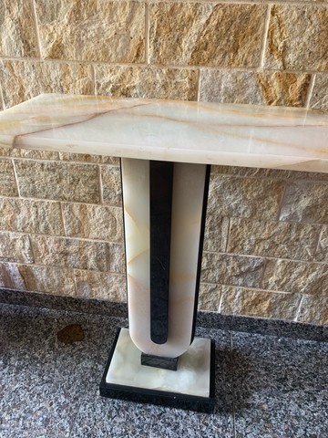 Mesa de canto apoio em mármore 02!! Anos 60 - Foto 3