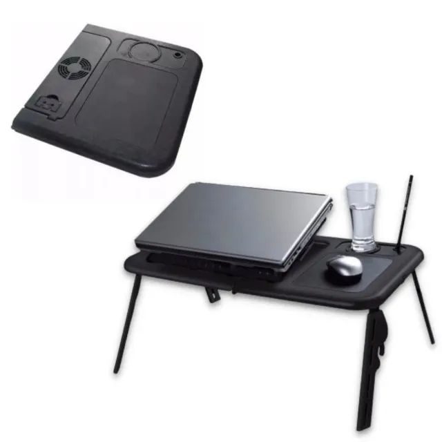 Suporte Notebook Tomate com Cooler, Preto - MTN-888 - Foto 2