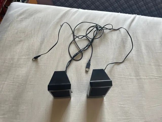 Caixinha De Som Megaware Pc ou Notebook P2 Fone  - Foto 2