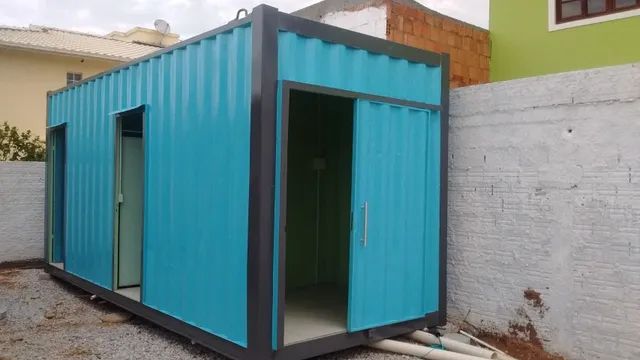 Alojamento container, pousada, escritório, lanchonete, kit net, loja em Goiânia