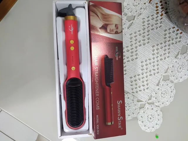 Escova alisadora 3 em 1
