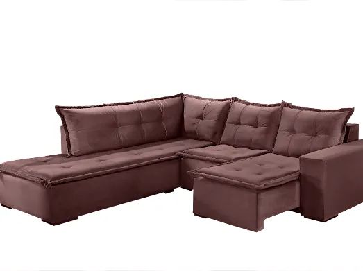 SOFÁ DE CANTO RETRÁTIL SUPER OFERTA ?!!! PR26 - Foto 2