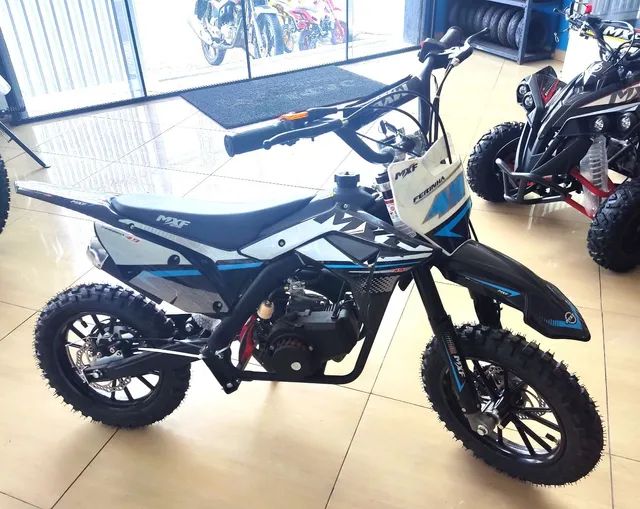 Mini moto cross Ferinha MXF 49cc Azul