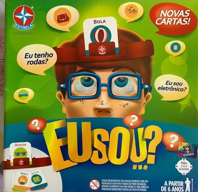 Jogo infantil eu sou original estrela aplicativo com novas cartas