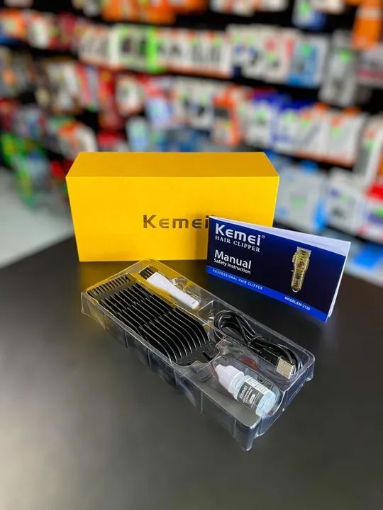 MÁQUINA DE CORTE PROFISSIONAL KEMEI KM-2130 - Foto 5