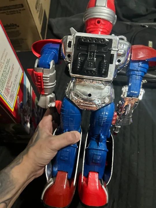 Boneco 1990 Robot Comander II c/ Detalhe - Foto 3
