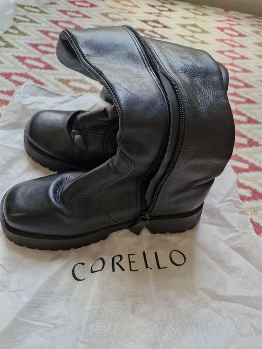 Bota corello/couro legítimo Calçados Santa Efigênia, Belo