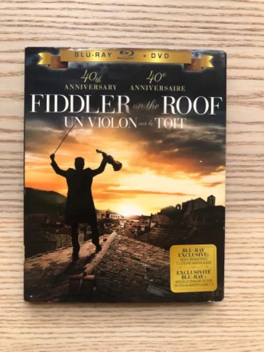 Blu-Ray Um Violinista no Telhado. Importado. Com legendas em Português